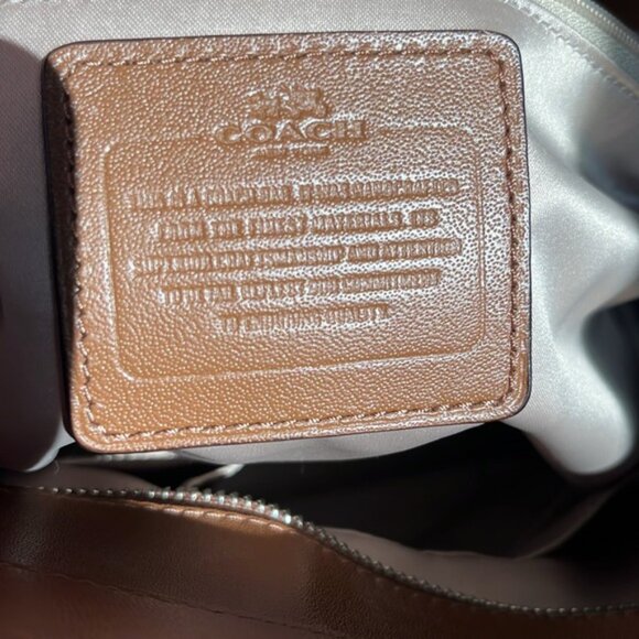 Coach Taylor Wool Croc Embossed Large Fashion Tote - F33395 2016 - Picture 4 of 5